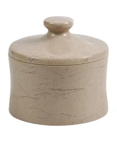 Marble Crafter Myrtus Verona Beige Marble Canister | Thumbnail 3