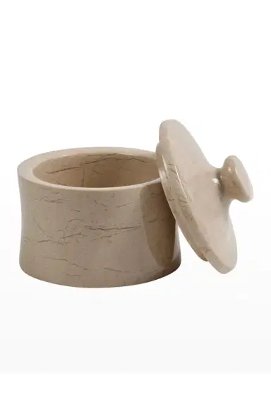 Marble Crafter Myrtus Verona Beige Marble Canister | Thumbnail 5