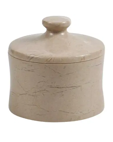 Marble Crafter Myrtus Verona Beige Marble Canister | Thumbnail 1