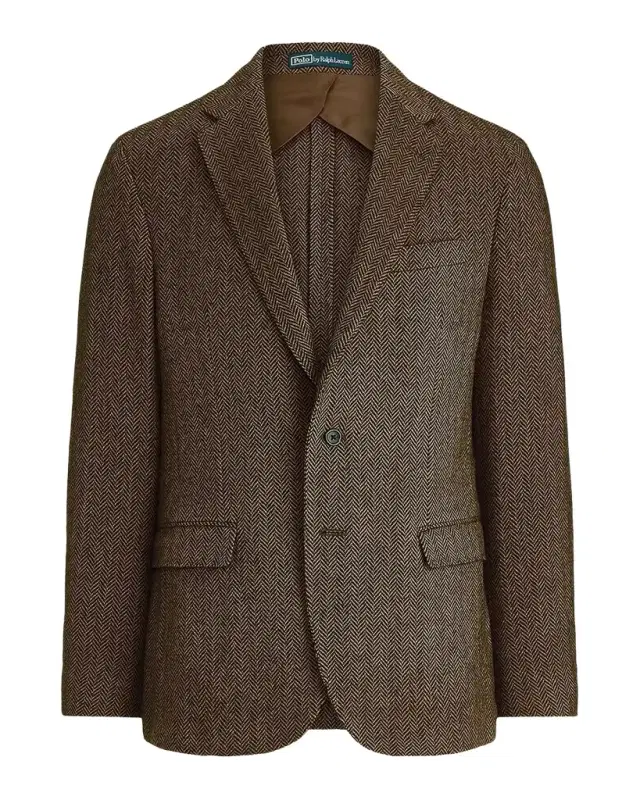 Polo Ralph Lauren Herringbone Wool-Blend Two-Button Sport Coat