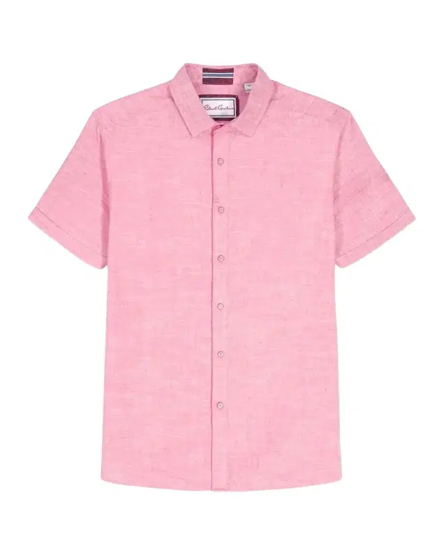 Robert Graham Men's Sutton Solid Linen-Cotton Shirt