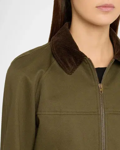 Nili Lotan Victor Contrast Collar Bomber Jacket | Thumbnail 5