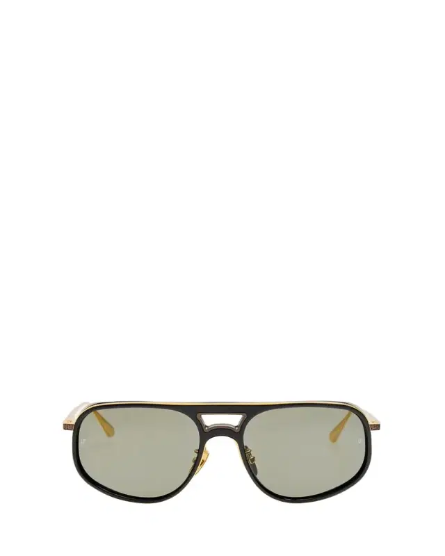Linda Farrow Calder 54MM Aviator Sunglasses