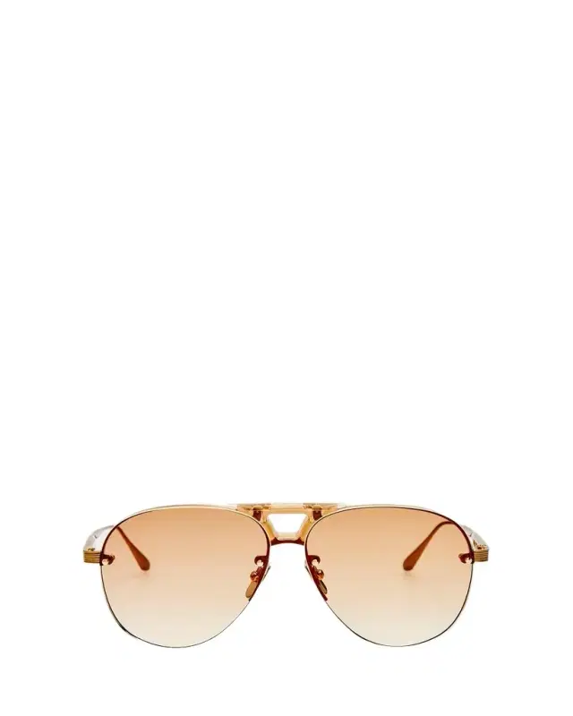 Linda Farrow Taya 59MM Aviator Sunglasses