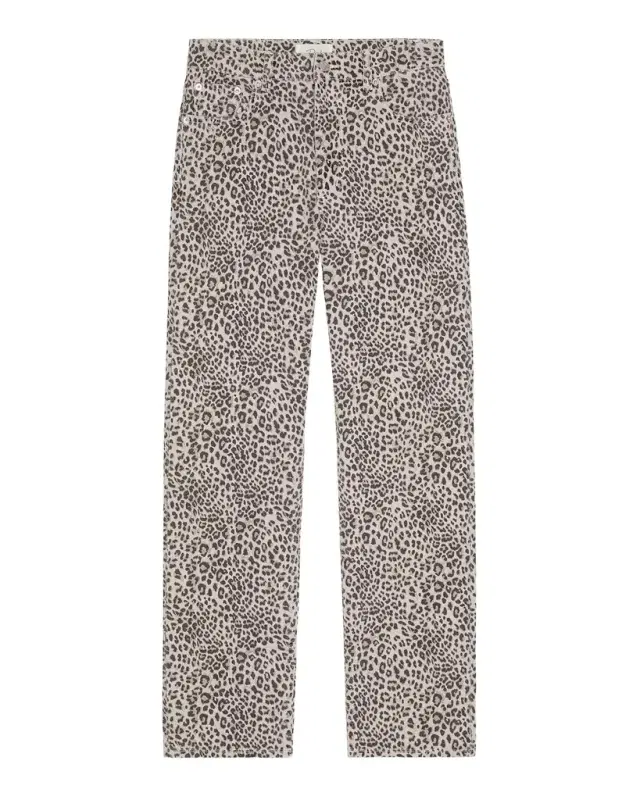RAILS Topanga Cheetah-Print Straight-Leg Jeans