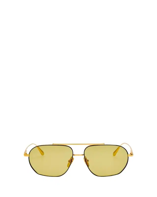 Linda Farrow Arden 55MM Aviator Sunglasses