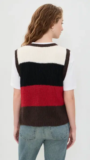 VRG GRL Bridgette Stripe Knit Vest | Thumbnail 3