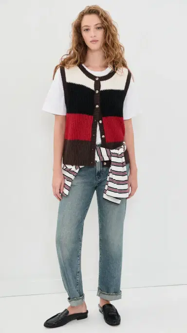 VRG GRL Bridgette Stripe Knit Vest | Thumbnail 5