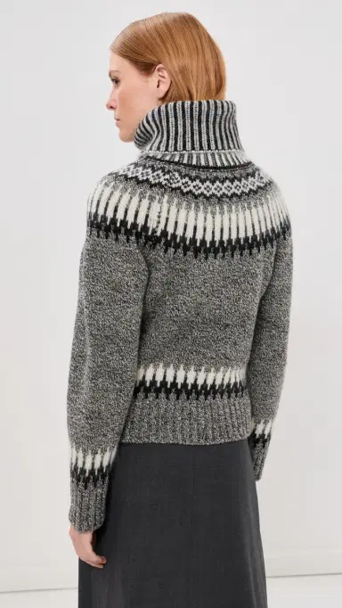 Monse Fair Isle Turtleneck Sweater | Thumbnail 3 Monse Fair Isle Turtleneck Sweater | Thumbnail 3