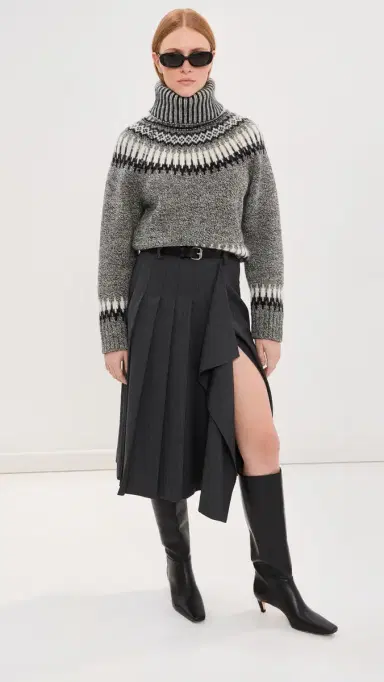Monse Fair Isle Turtleneck Sweater | Thumbnail 5 Monse Fair Isle Turtleneck Sweater | Thumbnail 5