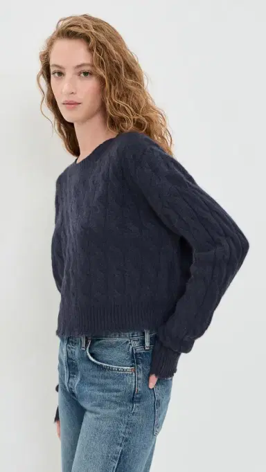 RE/DONE Rowe Cashmere Pullover | Thumbnail 4