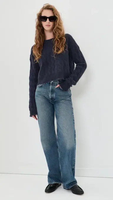 RE/DONE Rowe Cashmere Pullover | Thumbnail 5