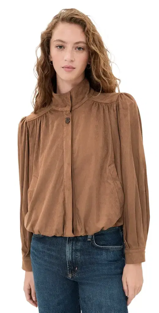 ASTR The Label Estero Faux Suede Jacket