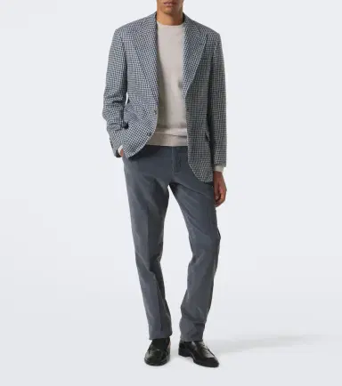Slowear Cotton and cashmere corduroy slim pants | Thumbnail 4