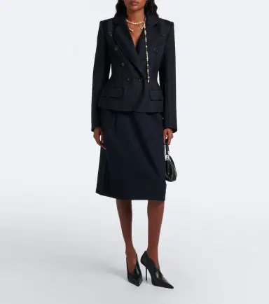 Vivienne Westwood Georgia striped virgin wool blazer | Thumbnail 2