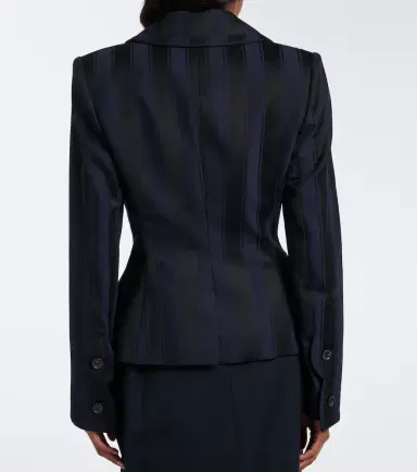 Vivienne Westwood Georgia striped virgin wool blazer | Thumbnail 4
