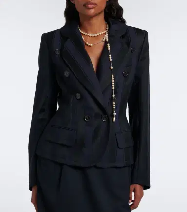 Vivienne Westwood Georgia striped virgin wool blazer | Thumbnail 6