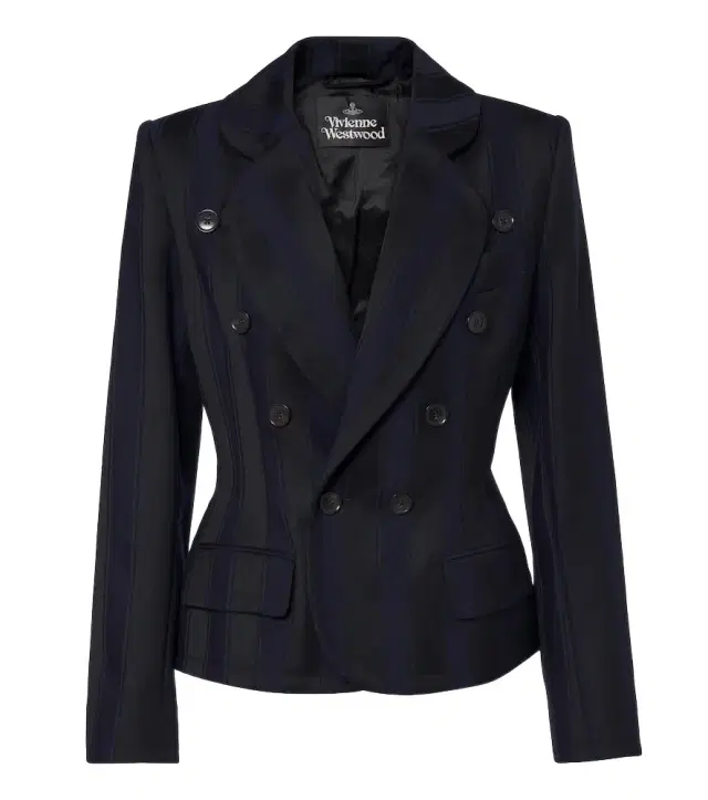 Georgia striped virgin wool blazer