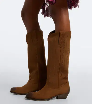 Golden Goose Wish Star suede cowboy boots | Thumbnail 5