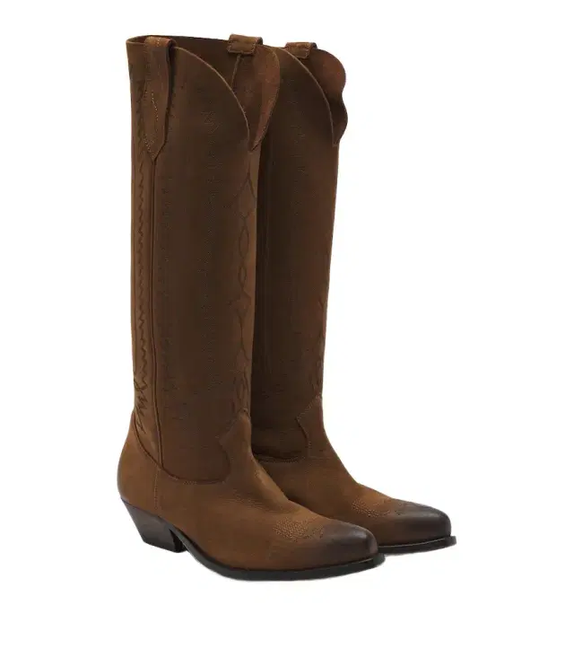 Golden Goose Wish Star suede cowboy boots