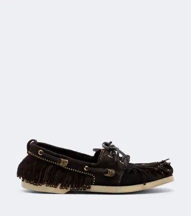 Golden Goose Embellished suede boat shoes | Thumbnail 3