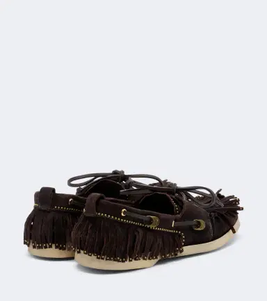 Golden Goose Embellished suede boat shoes | Thumbnail 4