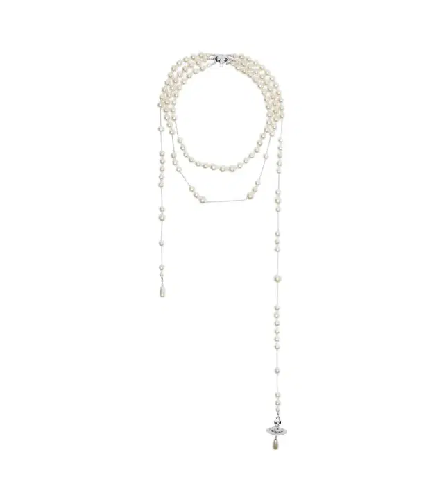 Orb embellished necklace