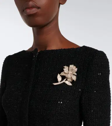 Roland Mouret Belted embellished bouclé jacket | Thumbnail 4 Roland Mouret Belted embellished bouclé jacket | Thumbnail 4