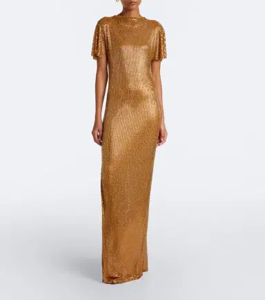 Roland Mouret Embellished mesh gown | Thumbnail 3