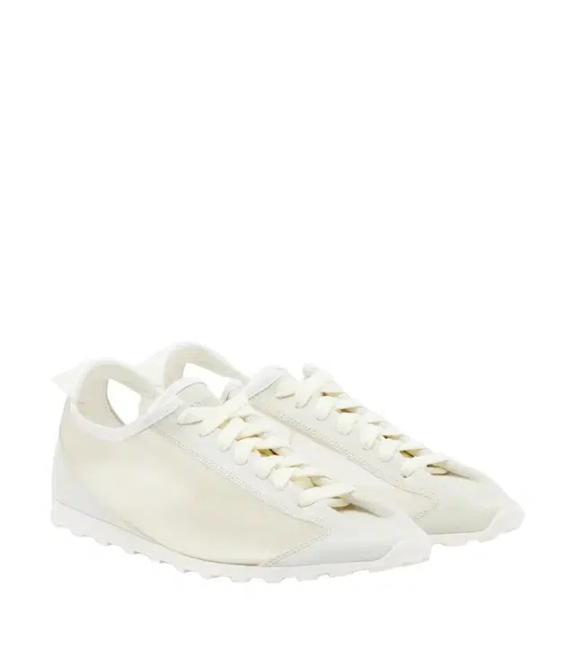 Tennis suede-trimmed sneakers