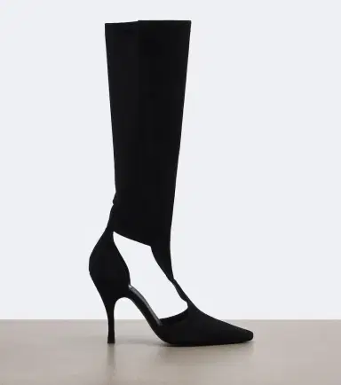 Alaïa Alaïa Cut-out suede knee-high boots | Thumbnail 3 Alaïa Alaïa Cut-out suede knee-high boots | Thumbnail 3