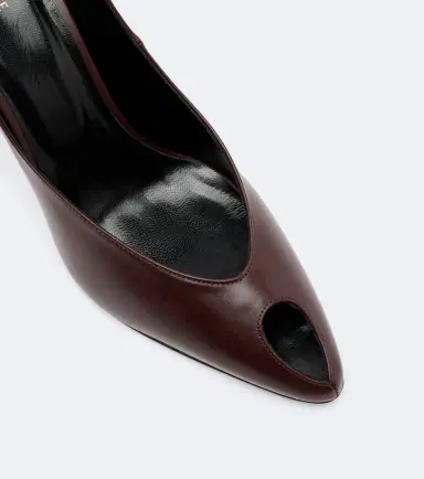 Jude Icon leather peep-toe pumps | Thumbnail 2