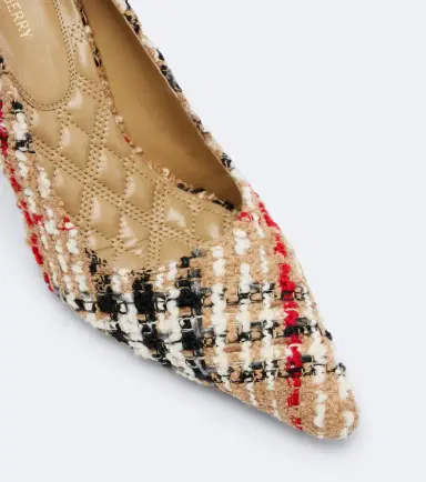 Burberry Check bouclé pumps | Thumbnail 4