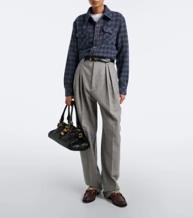God’s True Cashmere Rugged Explorer plaid cashmere shirt | Thumbnail 2