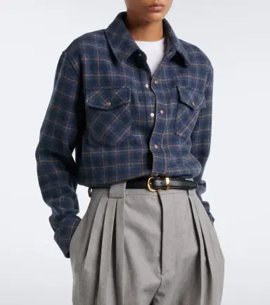 God’s True Cashmere Rugged Explorer plaid cashmere shirt | Thumbnail 5
