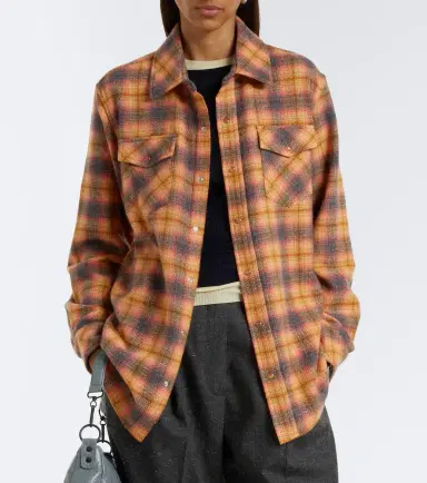 God’s True Cashmere Seeker plaid cashmere shirt | Thumbnail 2