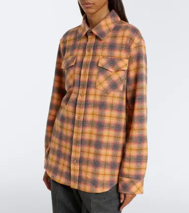 God’s True Cashmere Seeker plaid cashmere shirt | Thumbnail 5