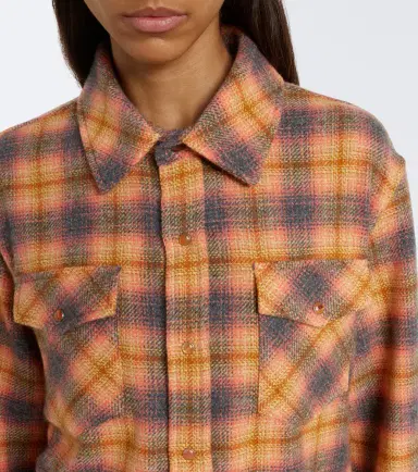 God’s True Cashmere Seeker plaid cashmere shirt | Thumbnail 6
