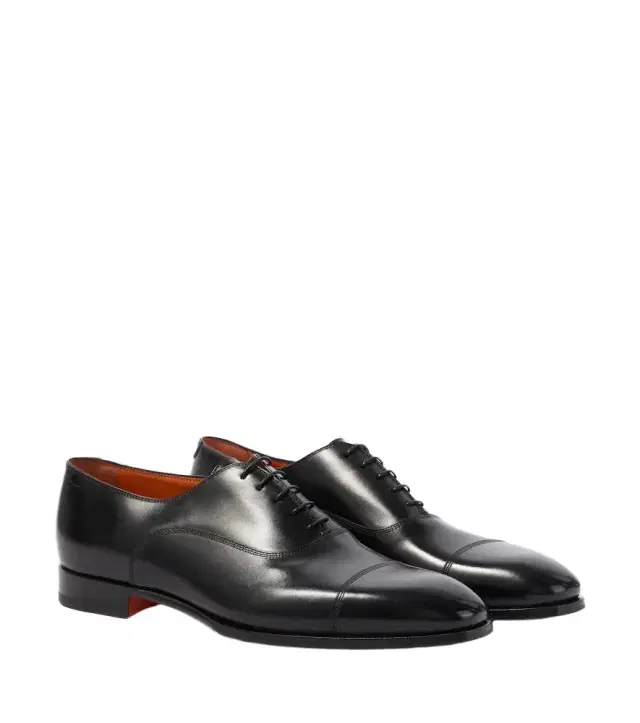 Santoni Leather Oxford shoes