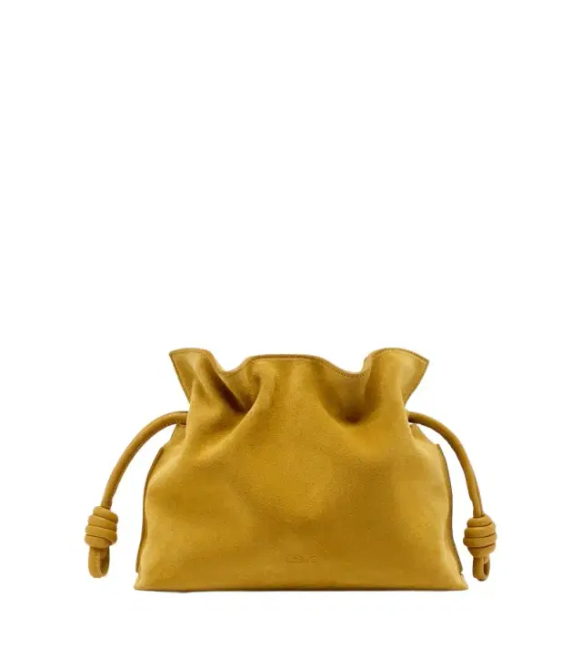 Loewe Flamenco Medium suede clutch