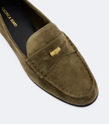 Veronica Beard Suede penny loafers | Thumbnail 2