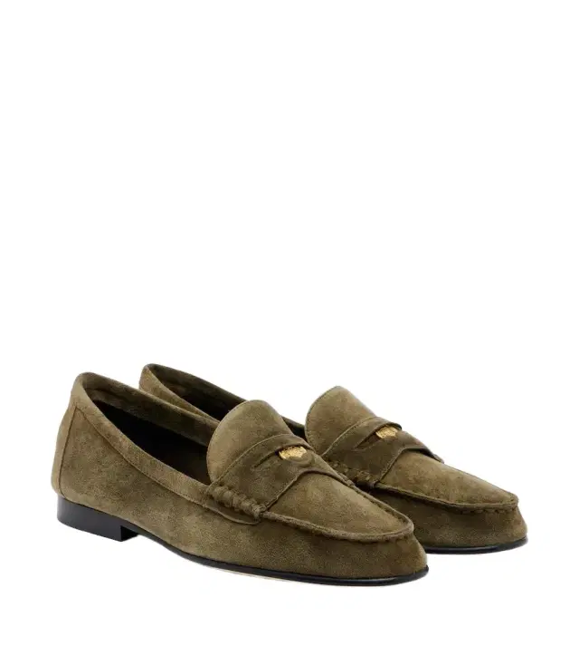 Veronica Beard Suede penny loafers