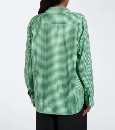 Loewe Double L gingham silk twill shirt | Thumbnail 2