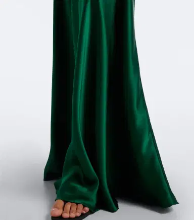 Rodarte Lace-trimmed silk satin gown | Thumbnail 4 Rodarte Lace-trimmed silk satin gown | Thumbnail 4