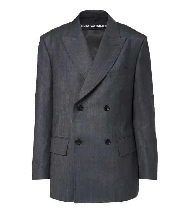 Double-breasted wool blazer