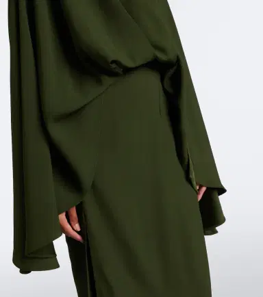 Taller Marmo Brooks draped scarf-detail gown | Thumbnail 3