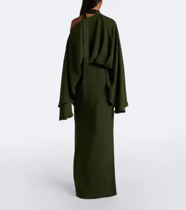 Taller Marmo Brooks draped scarf-detail gown | Thumbnail 5