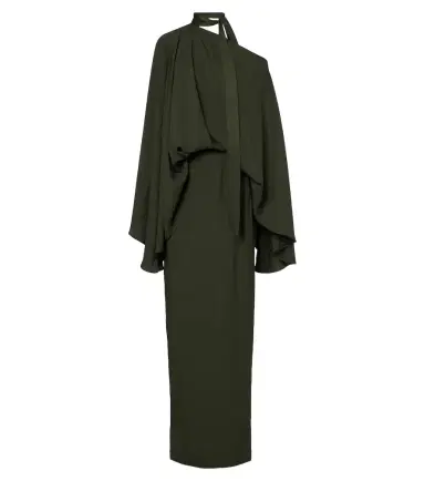 Taller Marmo Brooks draped scarf-detail gown | Thumbnail 1