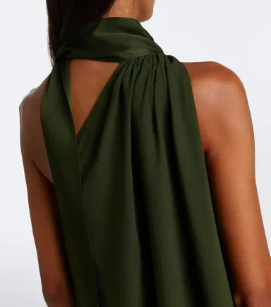 Taller Marmo Astor scarf-detail one-shoulder gown | Thumbnail 2