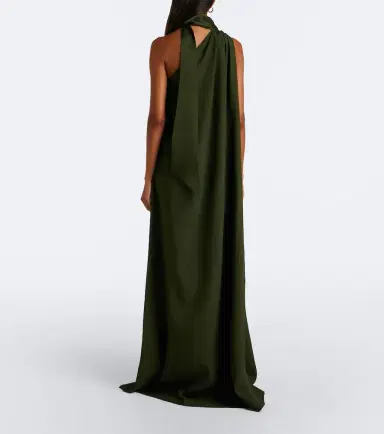 Taller Marmo Astor scarf-detail one-shoulder gown | Thumbnail 3